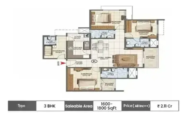 2BHK 1216